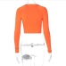 13Stylish Solid Fall Long Sleeve Cropped Tops