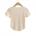 15Summer Easy Match Solid Short Sleeve T Shirt