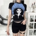 5Summer Fitted Printed Short Sleeve T Shirts