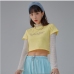 3Summer Letter Hot Drilling  Cropped Top T Shirts