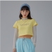 1Summer Letter Hot Drilling  Cropped Top T Shirts