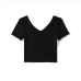 10Summer V Neck Short Sleeve Blank T Shirts