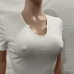 12Summer White V Neck Sexy T Shirts For Women