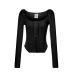25Trendy Solid Long Sleeve Ladies T Shirts For Women