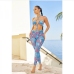 1 Halter Printing Sleeveless Two Piece Outfits