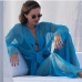 3 Sexy Perspective Gauze Long Sleeve Panst Sets