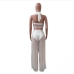 8Alluring Hollowed Halter Tank Top And Pants Set