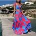 1Chic Print Camisole With Maxi Skirt Sets