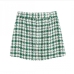9Fashion Contrast Color Plaid Two Piece Skirt Sets