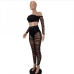 4Gauze Solid Long Sleeve 2 Piece Outfit Sets