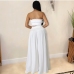 3Holiday Strapless Cropped And Wide Leg Pants Set