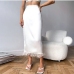 6New Designs Fashionable Feather Two Piece Skirt Sets
