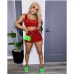 14Night Club Suede Two Piece Short Sets