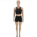 9Pure Cropped Camisole With Short Pants Set