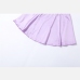 12Purple Strapless Cropped Top Skirts Set