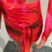 9Sexy Gauze Print Bodysuit With Skirt Sets