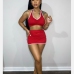 15Sexy Halter Backless Two Piece Skirt Sets