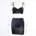 9Sexy Pure Camisole With Skirt Sets