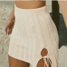 7Sexy Pure Knitting Two Piece Skirt Sets 