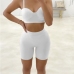4Sexy Pure Low Cut Two Piece Short Sets
