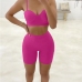 6Sexy Pure Low Cut Two Piece Short Sets