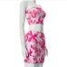 6Sexy Strapless Print Two Piece Skirt Sets Women