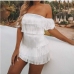 3Sexy Tassels Off The Shoulder Two Piece Set