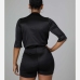 19Smooth OL Style Long Sleeve Bodysuit Shorts Set