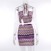 7Summer Fashion Sleeveless Halter Top And Skirt Set