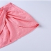 15Summer Halter Cropped Top 2 Piece Skirts Set