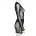 11Transparent Long Sleeve Bodysuit And Short Pant Sets