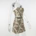 8Vintage Jacquard Weave Matching 2 Piece Skirt Sets 
