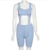 6Women Summer Sleeveless Top And Pant Sets