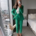 3Two Pieces Blazer And Trouser Suits For Women