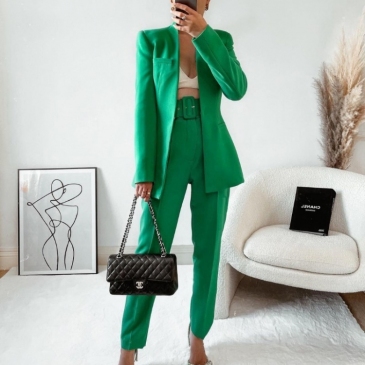 Two Pieces Blazer And Trouser Suits For Women