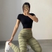 9Printed Skinny Nylon Gym Yoga Pants