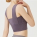 7Pure Color Slim Fitted Backless Yoga Tank Tops