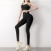 3Skinny  Pure Color High Waisted Yoga Pants