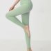 6Solid Fitness Yoga Butt Lifting Leggings For Women