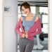 1Sports Stand Collar Zipper Long Sleeve Yoga Top