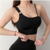 10Sporty Solid Loop Decor Yoga Tops