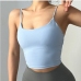 12U Neck Sporty Solid Camisole For Yoga Wear