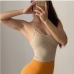 4U Neck Sporty Solid Camisole For Yoga Wear