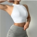 14Workout Backless  Solid Cropped Tank Yoga Tops