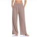 8Yoga Solid Pocket High Waist Wide Leg Pants