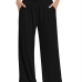 10Yoga Solid Pocket High Waist Wide Leg Pants