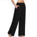 1Yoga Solid Pocket High Waist Wide Leg Pants